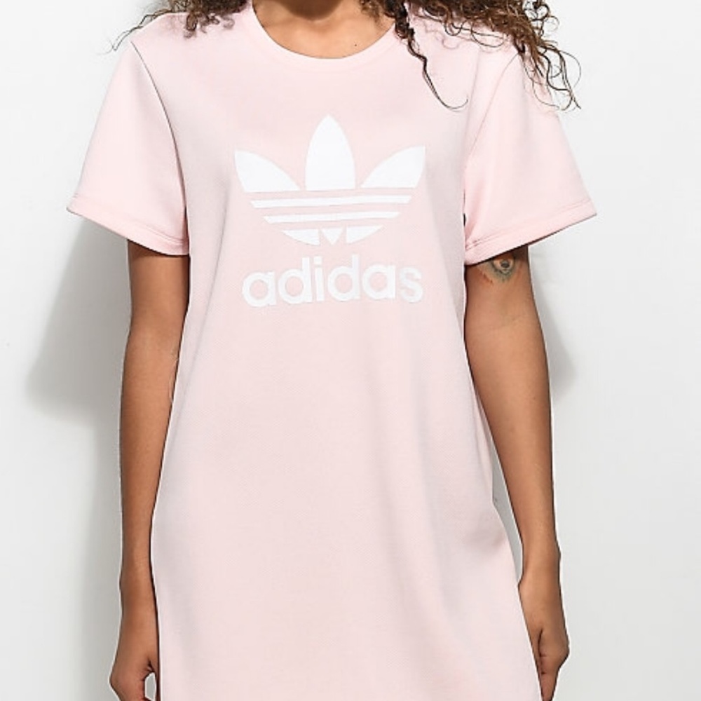 NEW Adidas Trefoil Tee Dress Size Large